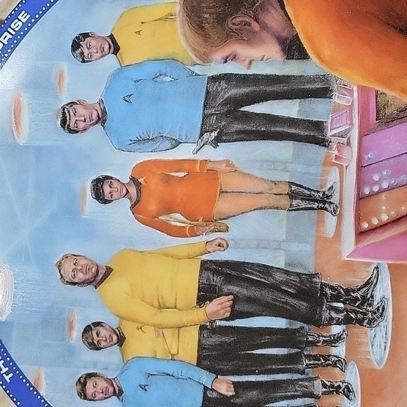 STAR Trek Plate Collection Transporter Room # 4635 Goes with Collection - Picture 2 of 7